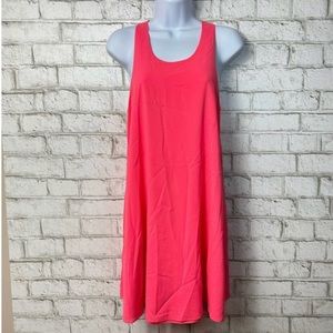 Alice and Olivia Trina Silk Tunic Mini Racerback Dress